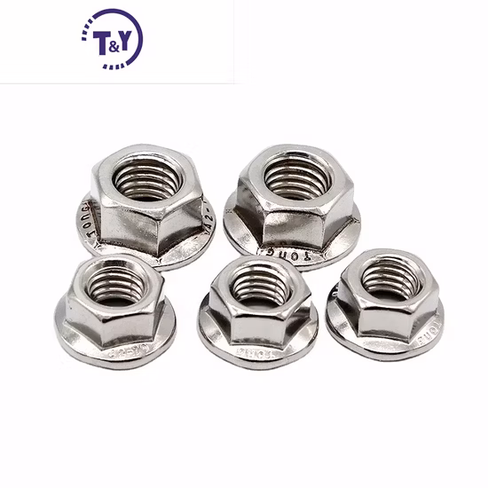 Шестигранная фланцевая гайка UNF, 1/2 дюйма, 12 точек, из нержавеющей стали с титановым сплавом
