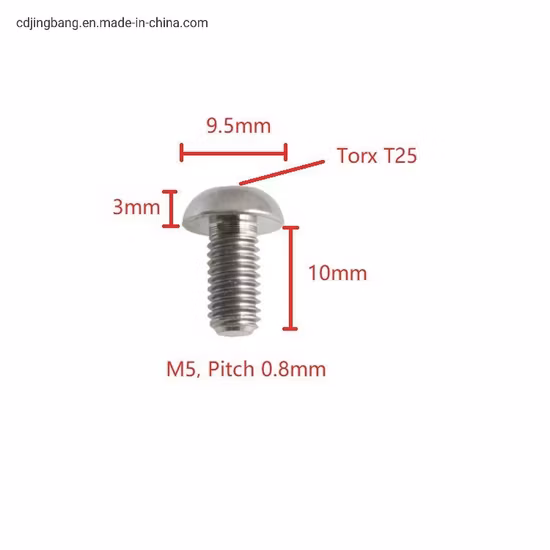 Высококачественный монтажный винт ротора строит M3 M6 T25 M5X10 титановый алюминиевый цветной болт с плоской головкой
